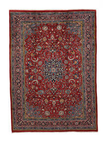 222X312 Maschad Teppich Teppich Orientalischer Dunkelrot/Schwarz (Wolle, Persien/Iran)