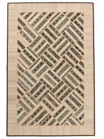 165X251 Kelim Patchwork Teppich Teppich Echter Moderner Handgewebter Orange/Braun (Wolle, Persien/Iran)