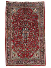 134X217 Sarough Fine Teppich Teppich Echter Orientalischer Handgeknüpfter Dunkelrot/Braun (Wolle, Persien/Iran)