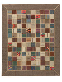  Persischer Kelim Patchwork Teppich Teppich 245X308 Braun/Orange (Wolle, Persien/Iran)