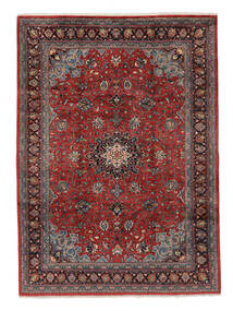 222X308 Mahal Teppich Teppich Echter Orientalischer Handgeknüpfter Dunkelrot/Schwarz (Wolle, Persien/Iran)