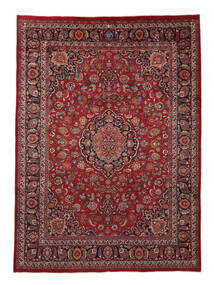  Orientalischer Maschad Teppich Teppich 248X340 Dunkelrot/Schwarz (Wolle, Persien/Iran)