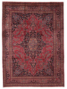 260X360 Maschad Teppich Teppich Dunkelrot/Schwarz Persien/Iran 