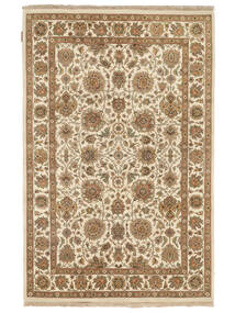  122X185 Sarough American Teppich Handgeknüpfter Teppich Braun/Orange Indien 
