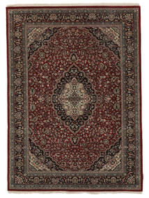 158X217 Sarough American Teppich Orientalischer Schwarz/Braun (Wolle, Indien)