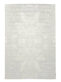 199X293 Wool/Bambusilk Loom - Indo Teppich Moderner Grün/Grau ( Indien)