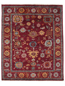 Usak Indisch Teppich Teppich 241X298 Dunkelrot/Schwarz (Wolle, Indien)