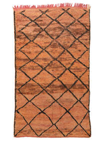 Berber Moroccan - Mid Atlas Vintage Teppich 182X320 Braun/Schwarz (Wolle, Marokko)