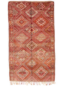 Berber Moroccan - Mid Atlas Vintage Teppich 177X308 Dunkelrot/Braun (Wolle, Marokko)