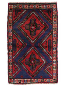  Belutsch Teppich 90X145 Echter Orientalischer Handgeknüpfter Schwartz/Dunkelbraun (Wolle, Afghanistan)