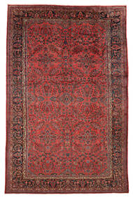  Mehraban Teppich 338X525 Echter Orientalischer Handgeknüpfter Dunkelbraun/Schwartz Großer (Wolle, Persien/Iran)