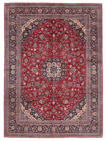 Keshan Fine Teppich 334X462 Dunkelrot/Schwarz Großer (Wolle, Persien/Iran)