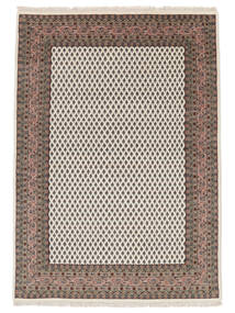  Mir Indisch Teppich 165X235 Echter Orientalischer Handgeknüpfter Braun/Beige (Wolle, )