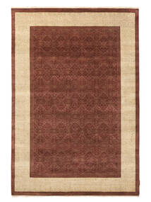 188X273 Sarough American Teppich Orientalischer Dunkelrot/Orange (Wolle, Indien)
