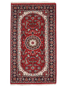 Keshan Indisch Teppich 92X165 Echter Orientalischer Handgeknüpfter Dunkelrot/Schwartz (Wolle, Indien)