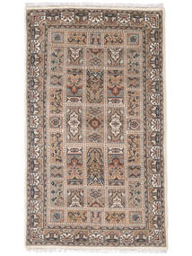  Bachtiar Indisch Teppich 94X161 Echter Orientalischer Handgeknüpfter Dunkelbraun/Braun (Wolle, Indien)