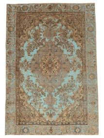 191X277 Colored Vintage - Persien/Iran Teppich Echter Moderner Handgeknüpfter Braun/Grün (Wolle, Persien/Iran)