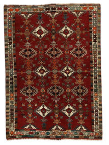 Echter Teppich Ghashghai Teppich 167X231 Schwarz/Braun (Wolle, Persien/Iran)