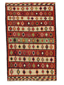  Persischer Kelim Vintage Teppich 142X224 Dunkelrot/Orange 
