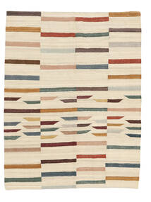 152X198 Kelim Modern Teppich Teppich Echter Moderner Handgewebter Orange/Beige (Wolle, Afghanistan)