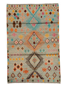 Moroccan Berber - Afghanistan Teppich 117X178 Dunkelgelb/Braun (Wolle, Afghanistan)