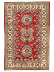  Orientalischer Kazak Fine Teppich Teppich 200X304 Braun/Dunkelrot (Wolle, Afghanistan)
