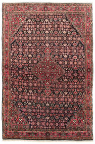 110X165 Bidjar Teppich Orientalischer Schwarz/Dunkelrot (Wolle, Persien/Iran)