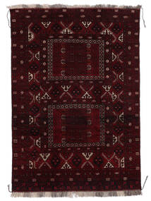  Afghan Khal Mohammadi Teppich 160X229 Wollteppich Schwarz/Braun Teppich 