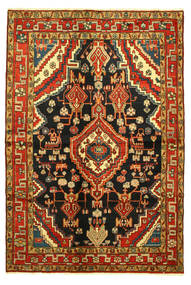  Hamadan Teppich 138X203 Echter Orientalischer Handgeknüpfter (Wolle, Persien/Iran)