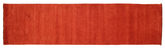Handloom fringes Teppich - Rost / Rot